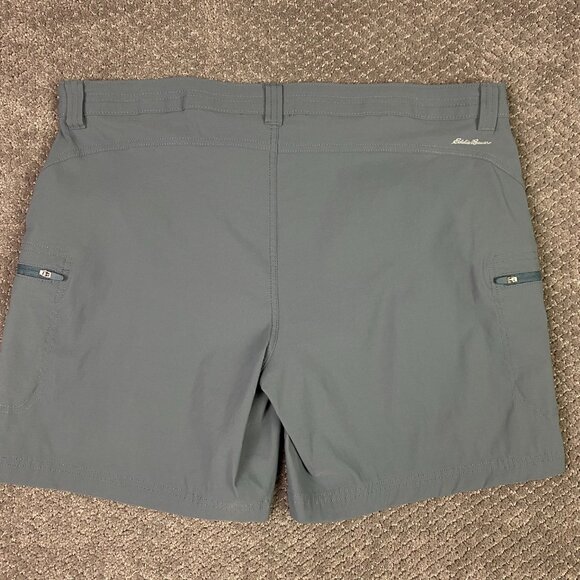 Eddie Bauer First Ascent Shorts Women's 16 Slate Gray Guide Pro Hiking Cargo - Picture 3 of 15